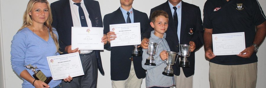 Vlnr is Amanda van Staden, Koos de Kock, Robert Dahl, Divan Burger, DP Burger en Anton Kriel